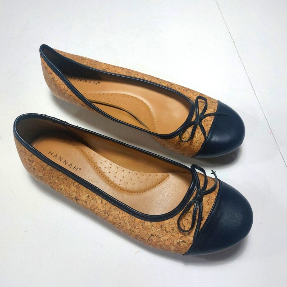 HANNAH Rosana Women's Tan  Flats Size 9.5M